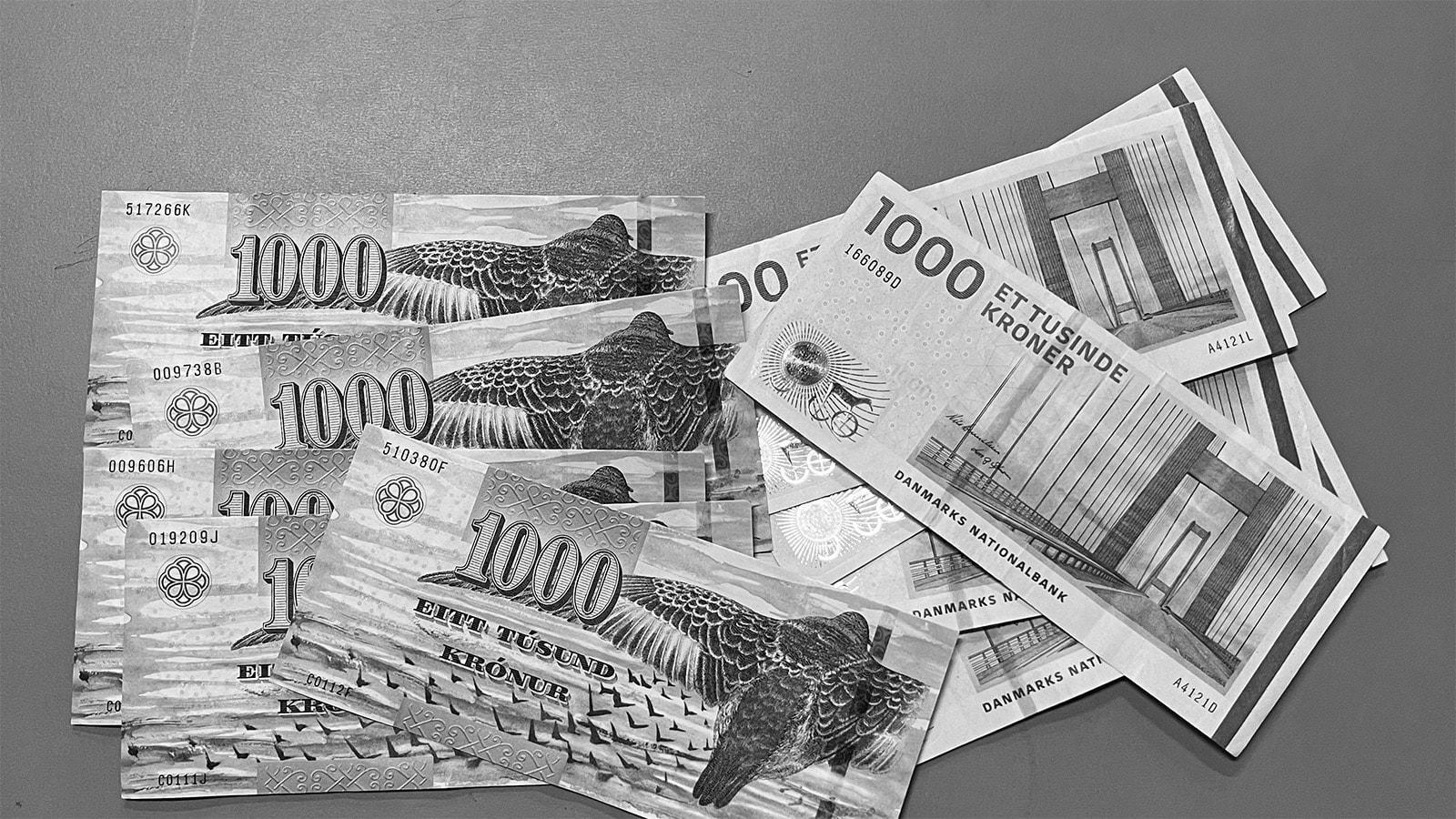 1000kr seðilin útgongur