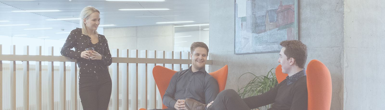 Tre unge mennesker