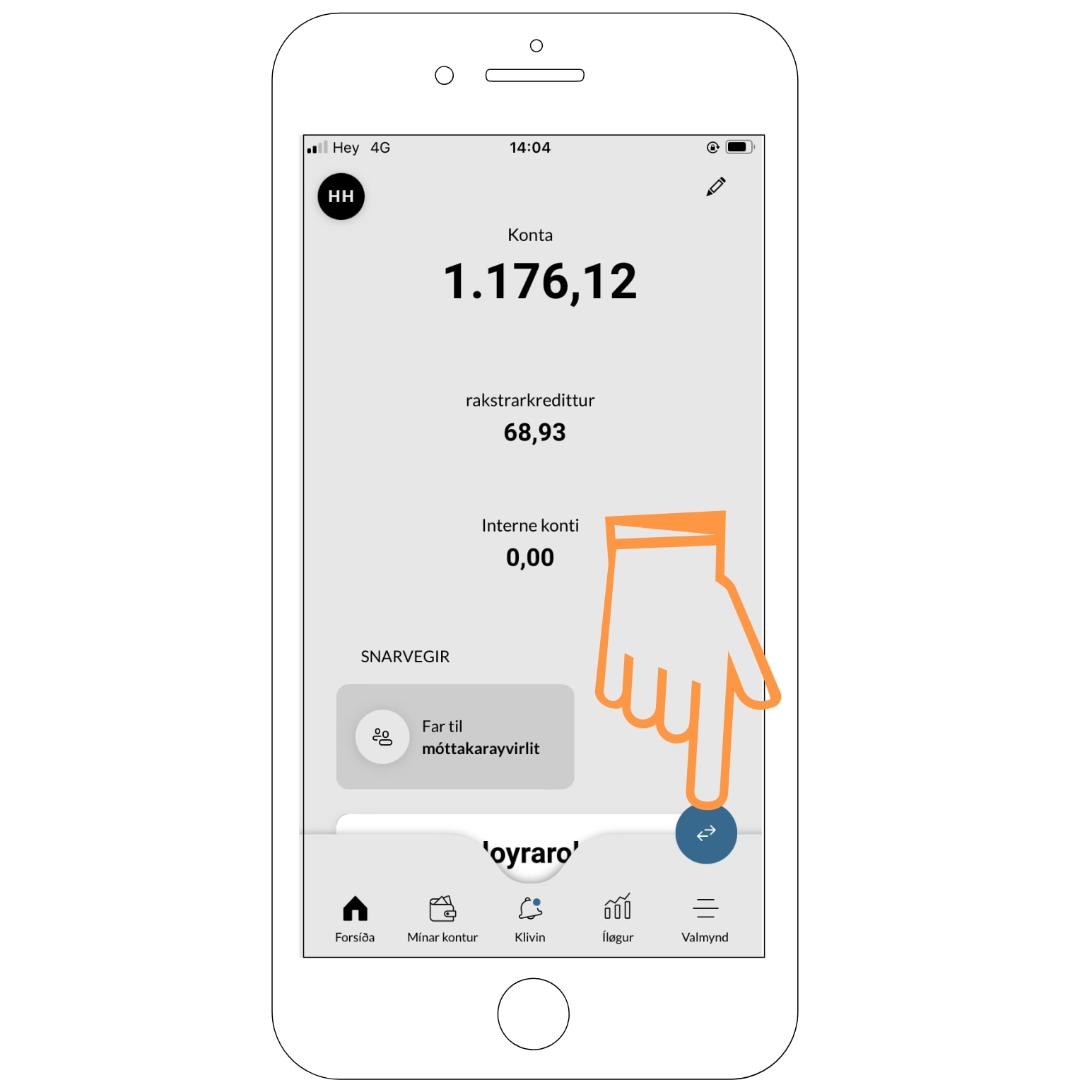 Uttanlandaflytingar, mobil stig 1